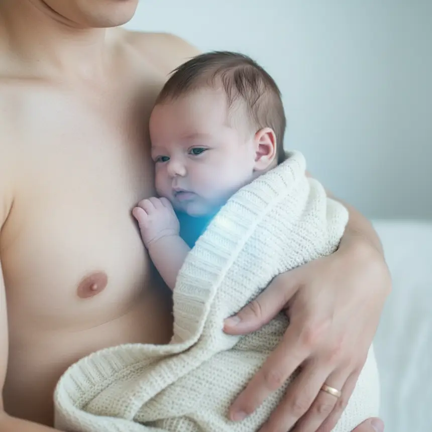 캥거루 케어, 아기 피부 맞대기, 체온 회복