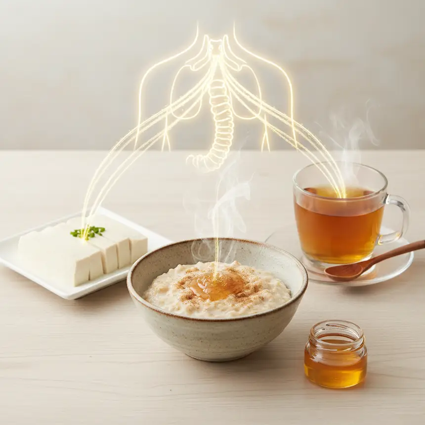 부드러운 목 건강 식품