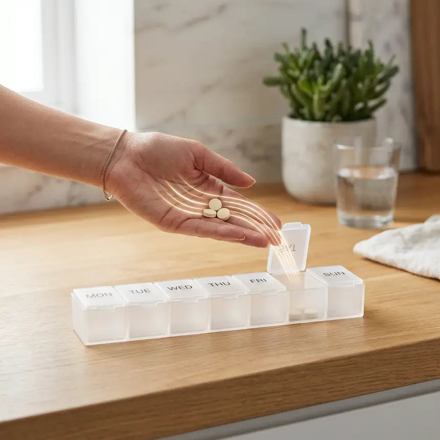 supplement routine, healthy habits