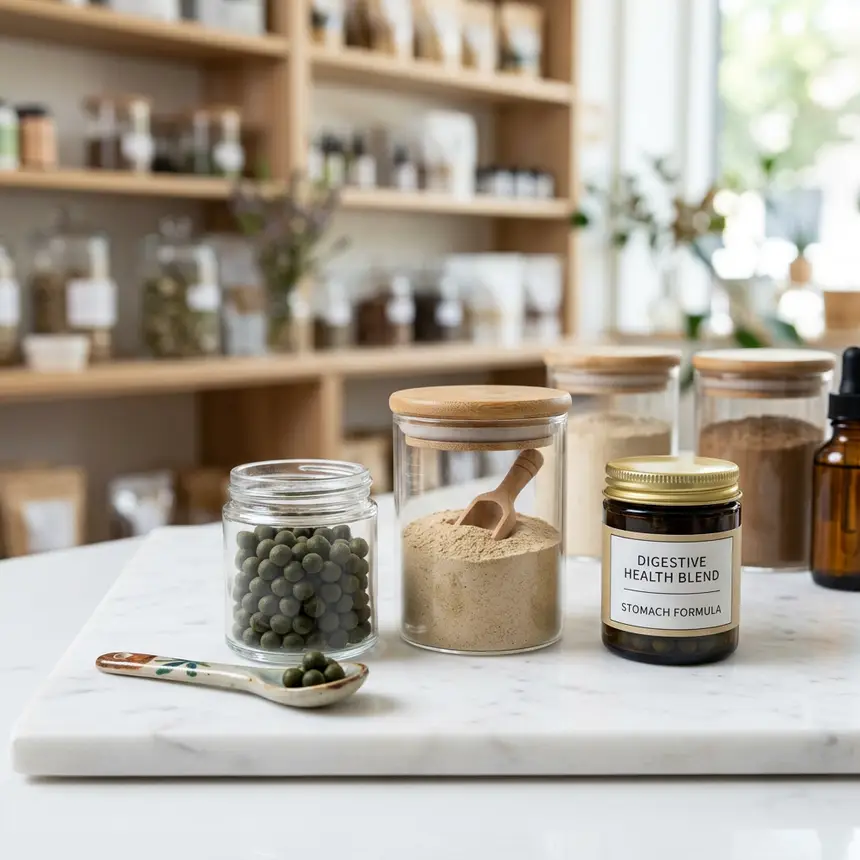 Stomach supplement selection