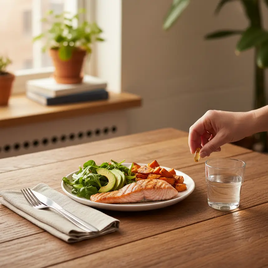 Supplements with meal