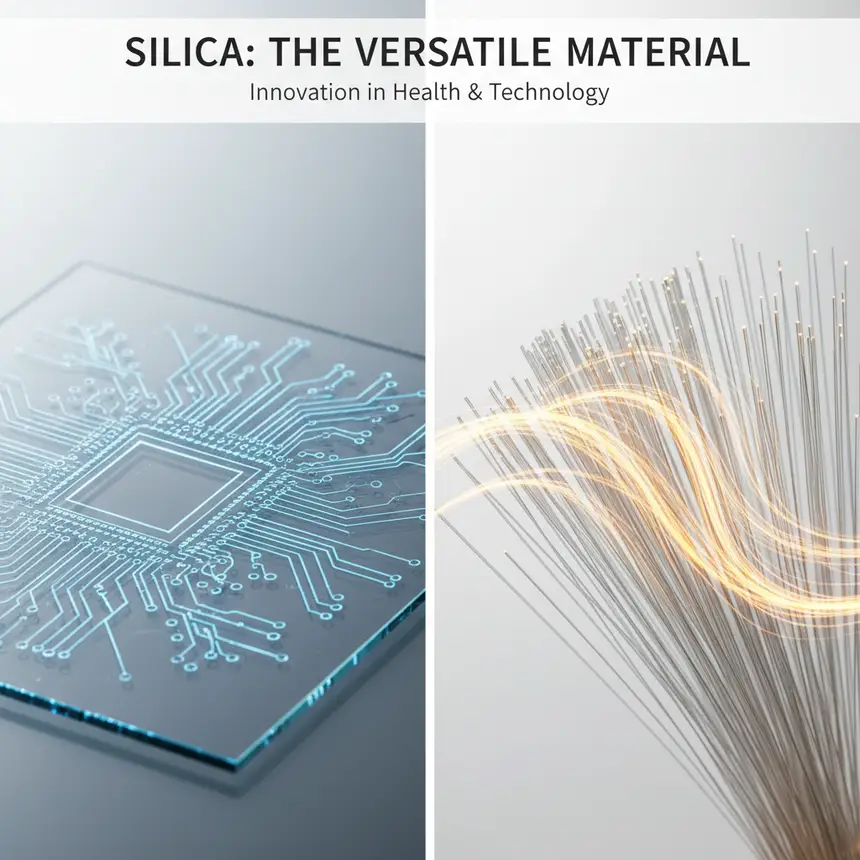 Silica glass substrate optical fiber