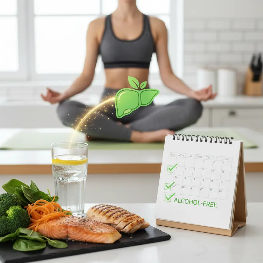 Liver health habits, liver enzyme levels, healthy diet