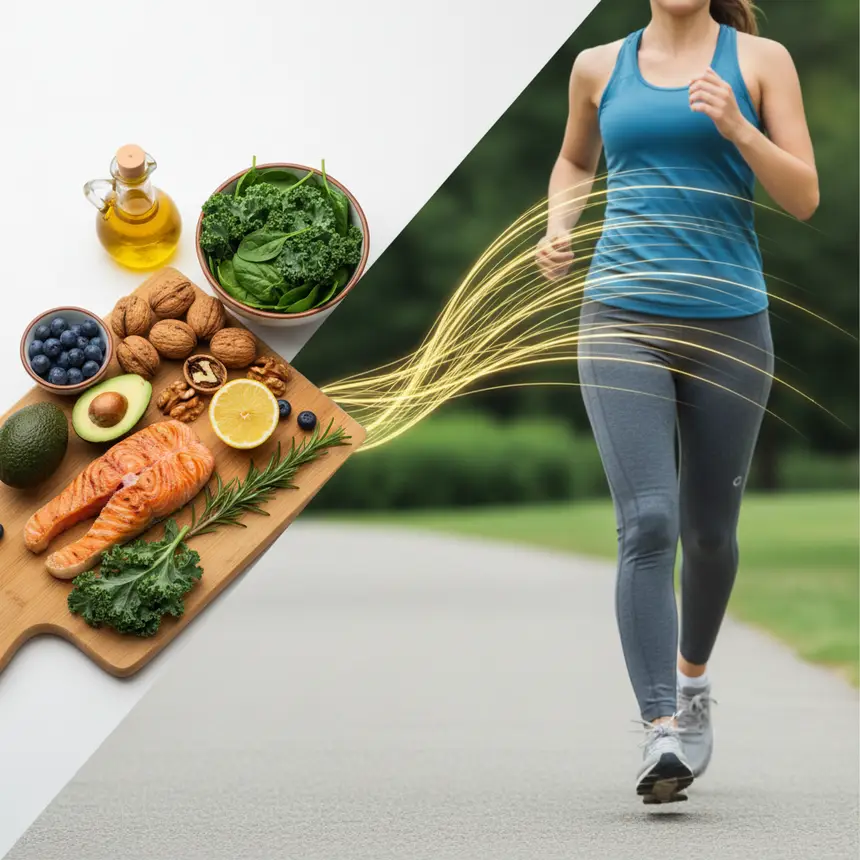healthy diet, exercise, key nutrients