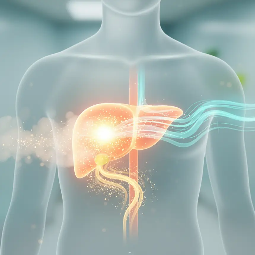 Liver function, detoxification process