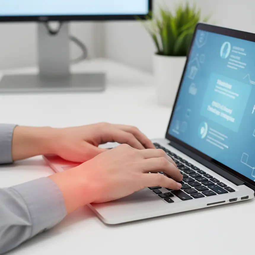 Wrist pain from computer use