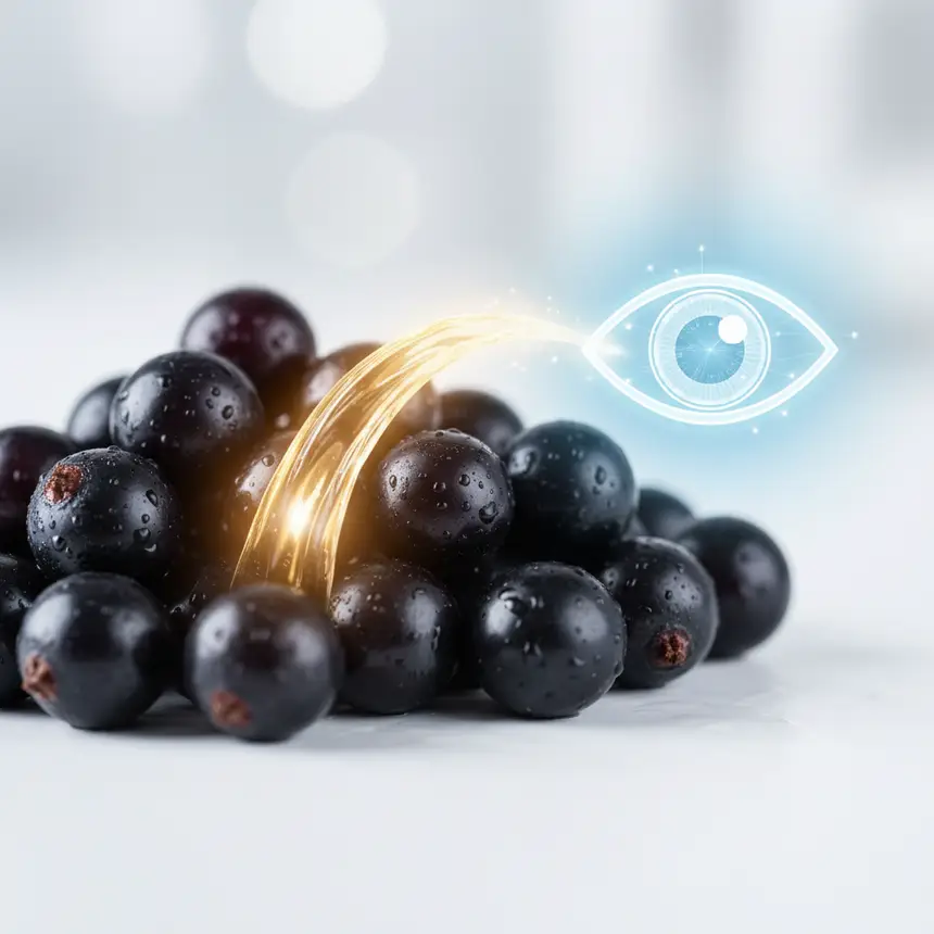 Blackcurrant benefits, eye health nutrition