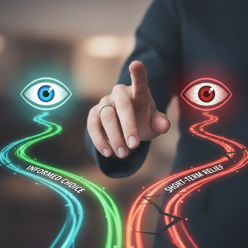 Eye health management, optimal choice