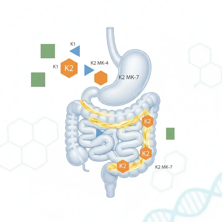 Vitamin K absorption rate