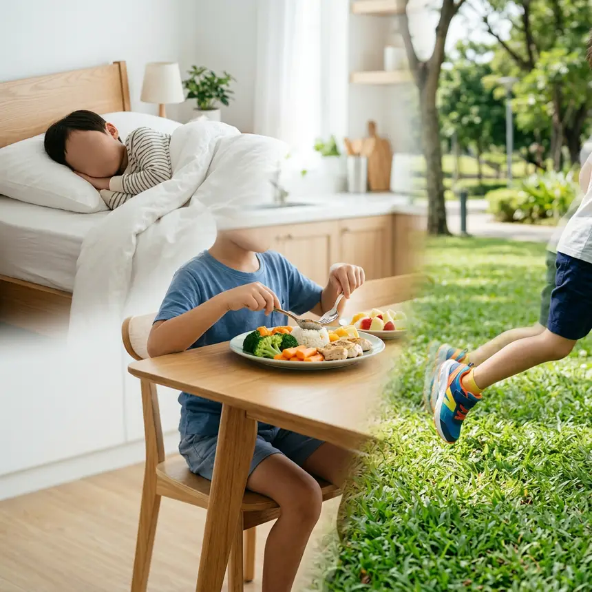Kids' health routine