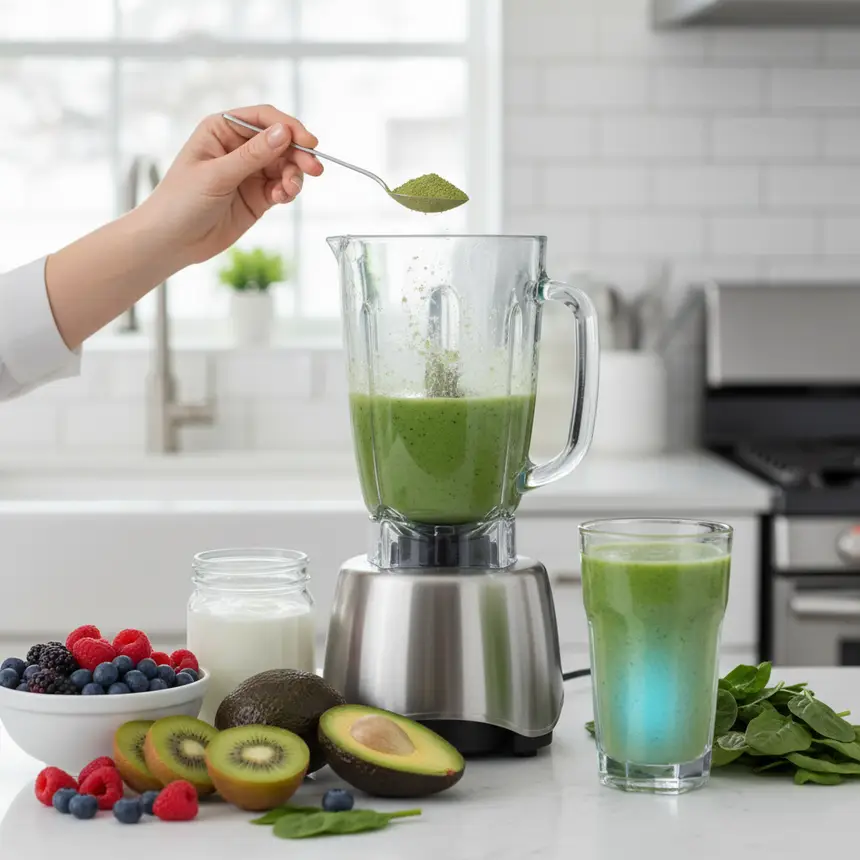 Smoothie nutrition, healthy meal prep