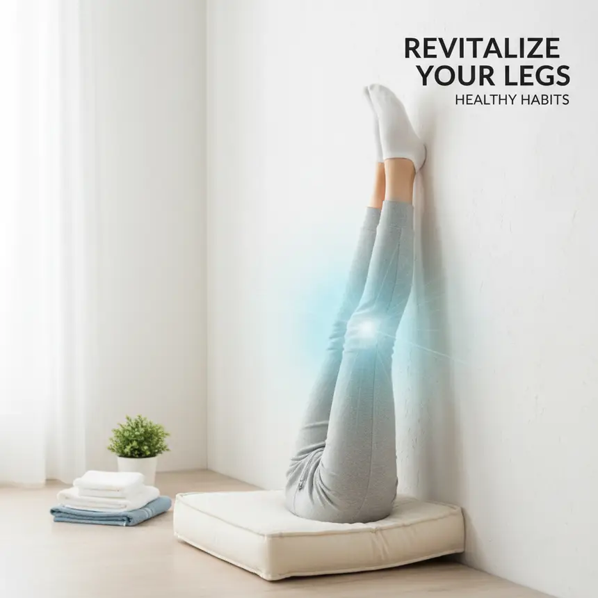 Leg elevation stretch
