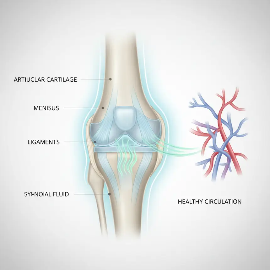 Joint nutrient supply, vascular health