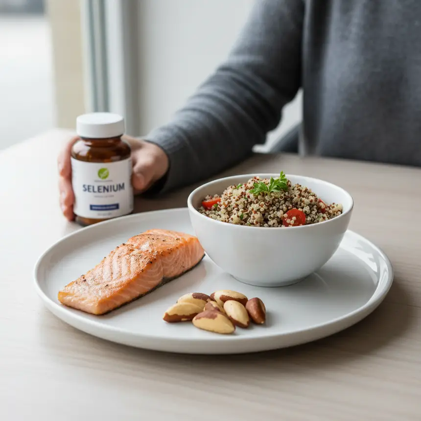 Selenium diet, supplement choice