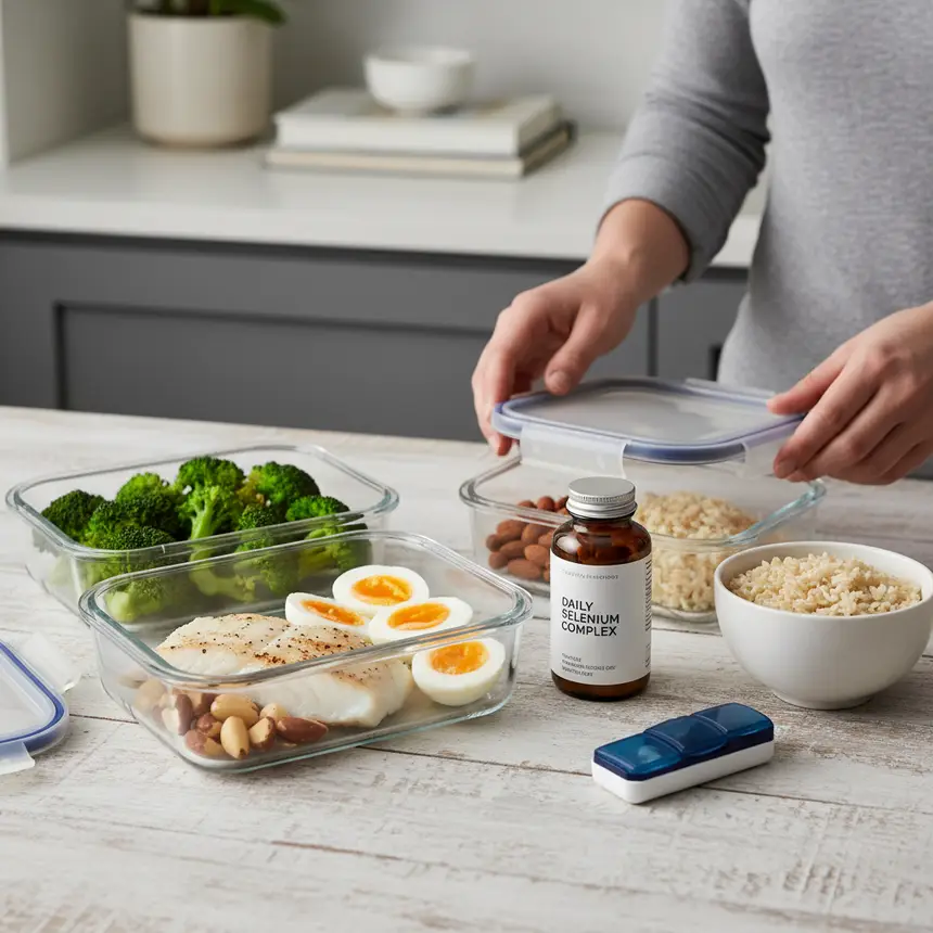Selenium intake routine