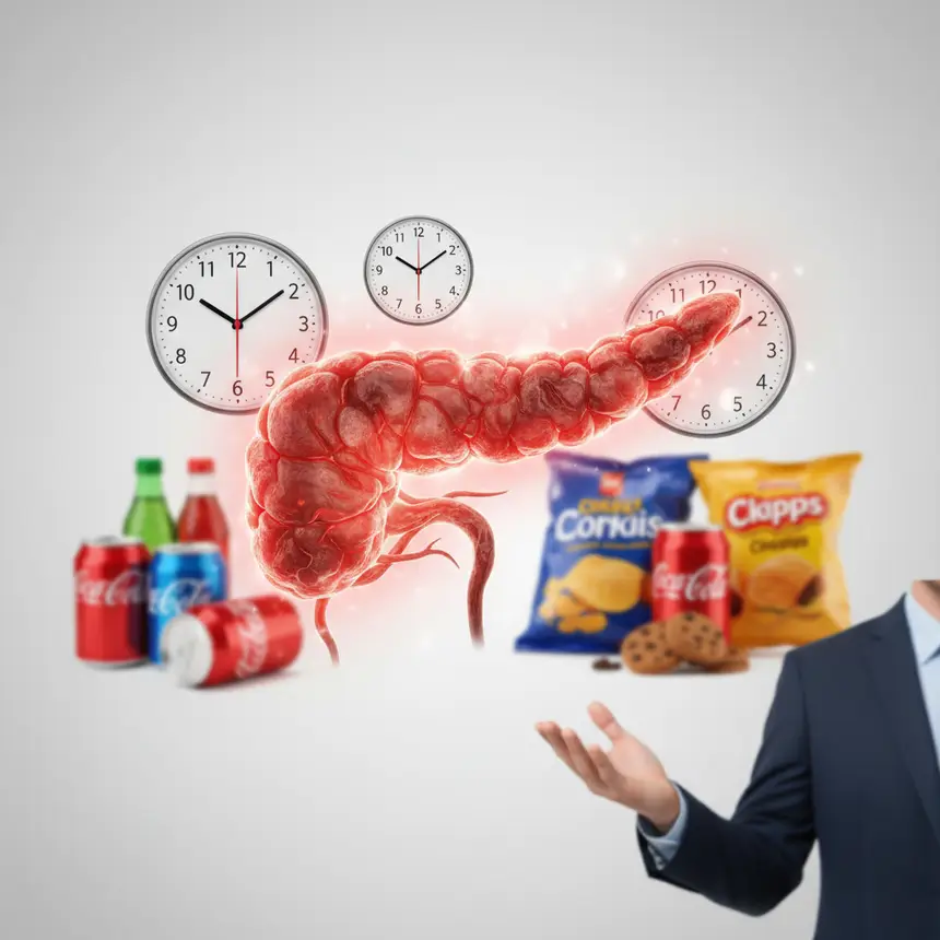 Pancreatic stress causes