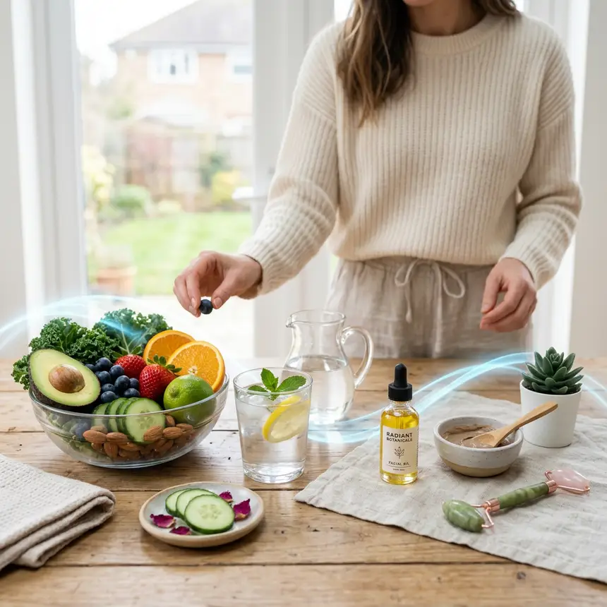 Customized skincare, healthy lifestyle