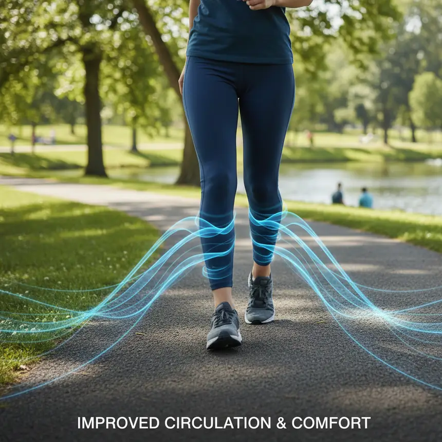 Walking exercise, vitality boost