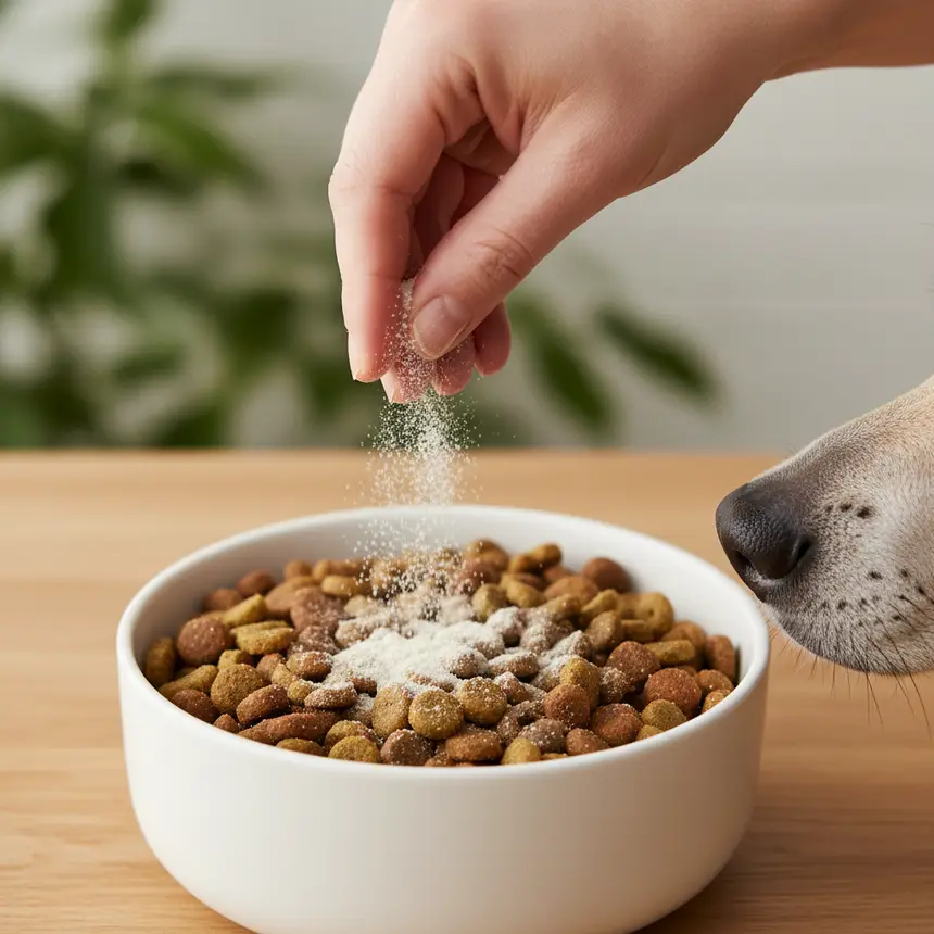 Dog probiotic administration