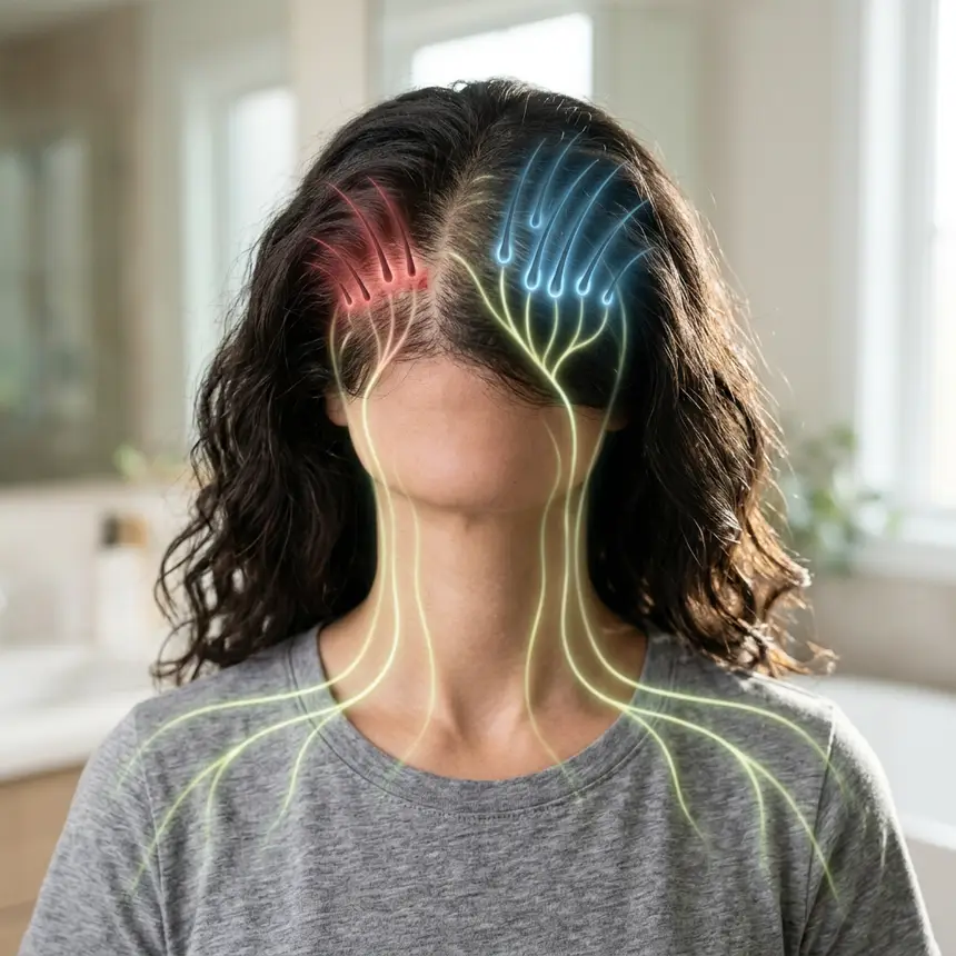 Immune system hair