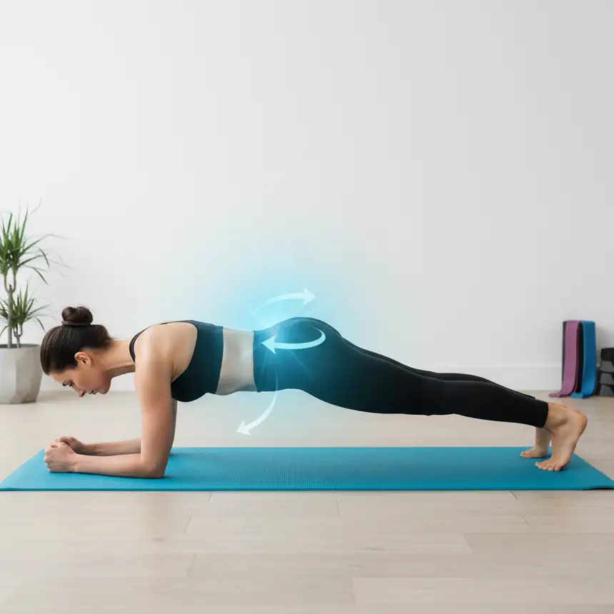Core strengthening exercises, correct posture, back stretching